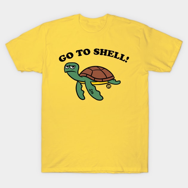 GO TO SHELL T-Shirt by toddgoldmanart